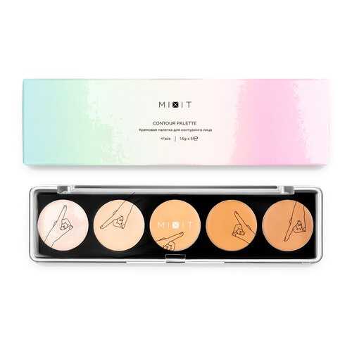 Палетка для контуринга лица Mixit Set it & Forget it Contour Palette кремовая 1,5х5 г