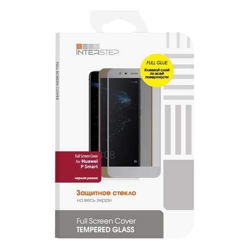 Защитное стекло InterStep для Huawei P Smart (2019) Black