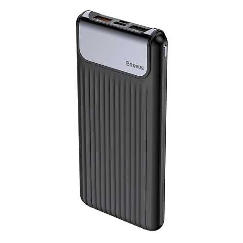 Внешний аккумулятор Baseus Thinnest Digital Dual Output 10000 мА/ч (263178) Black
