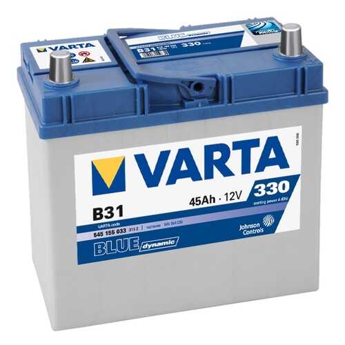 Аккумулятор Varta Blue Dynamic 12v 45ah 330a (R ) 11,43kg 238x129x227 Мм Varta арт. 545155