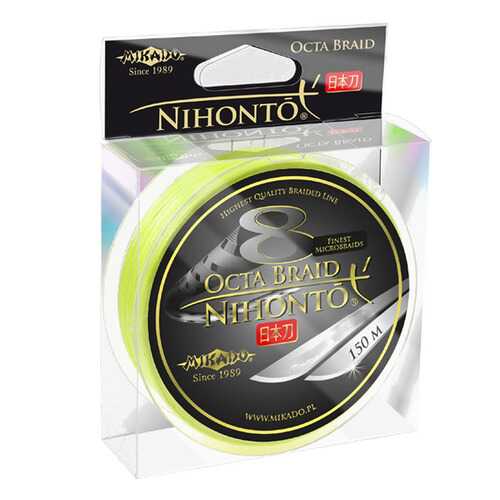 Шнур плетёный Mikado Nihonto Octa Braid Fluo, 0,10