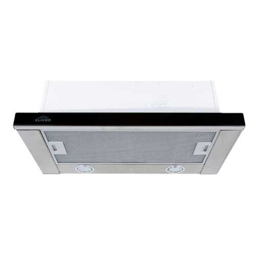 Вытяжка встраиваемая Elikor Интегра Glass 45Н-400-В2Д Silver/Black