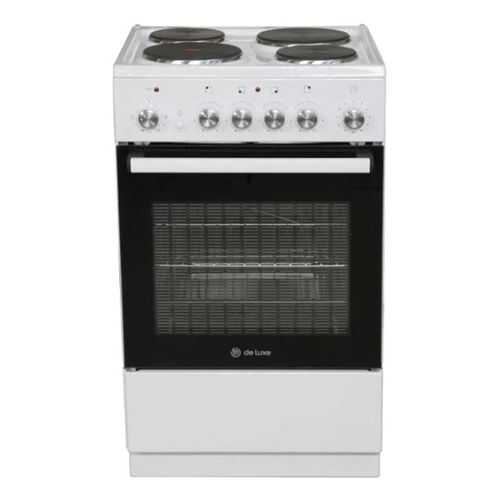 Электрическая плита DeLuxe 5004.18э White
