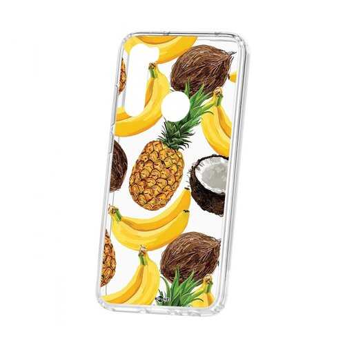 Чехол Kruche Xiaomi Redmi Note 8 Print Тропический микс