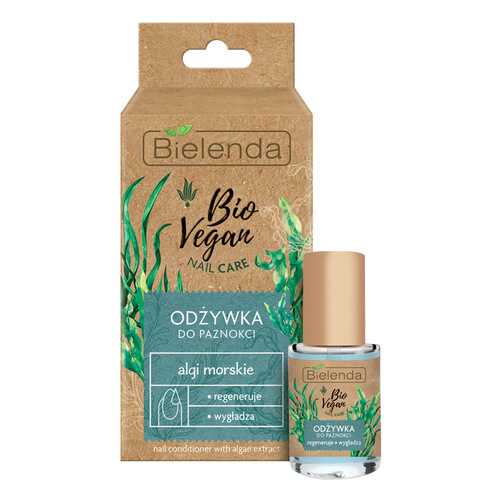 Кондиционер для ногтей Bielenda, Bio Vegan с морскими водорослями, 10 мл