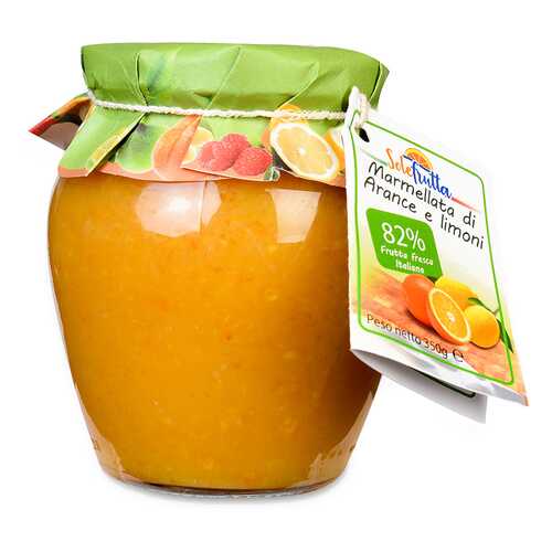 Джем Solefrutta из апельсина и лимона Bioagrumi di Massimo Pizzini 350г Италия