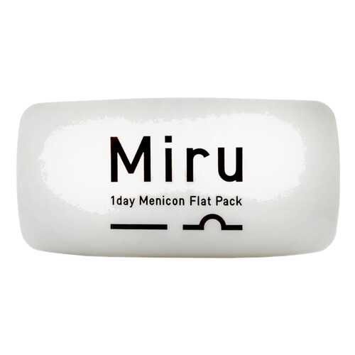 Контактные линзы Miru 1 day Menicon Flat Pack -1,75 30 шт.