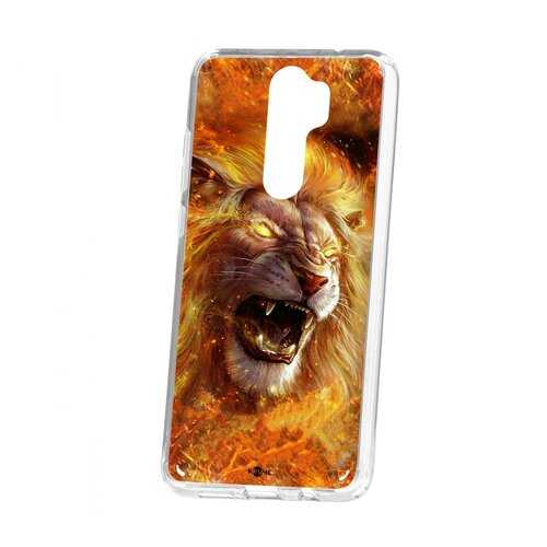 Чехол Kruche Xiaomi Redmi Note 8 Pro Print Лев