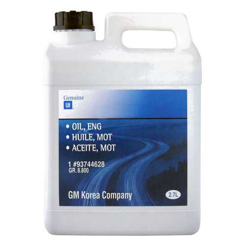 Моторное масло General Motors Dexos2 Longlife 5W-30 2,7л