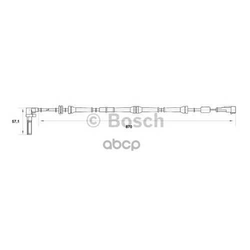 Датчик abs Bosch 0265007016