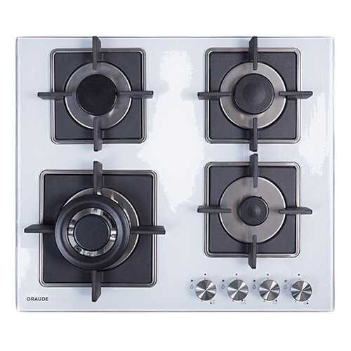 Встраиваемая варочная панель газовая Graude GS 60.3 W White/Black