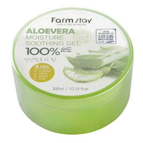 Гель для лица FarmStay Soothing Gel Aloe Vera 300 мл