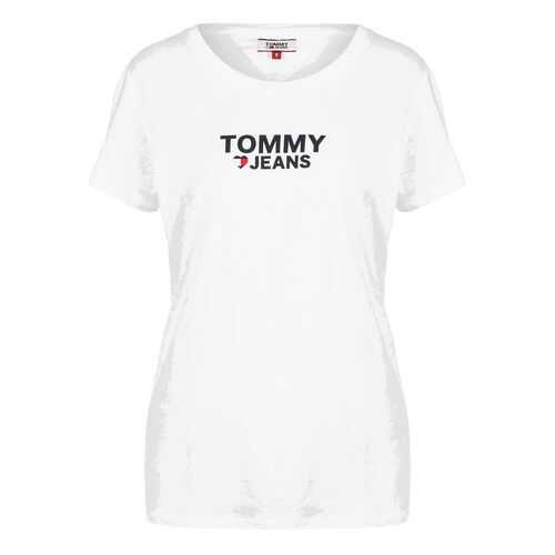 Футболка женская Tommy Jeans DW0DW07526 YA2 белая XS