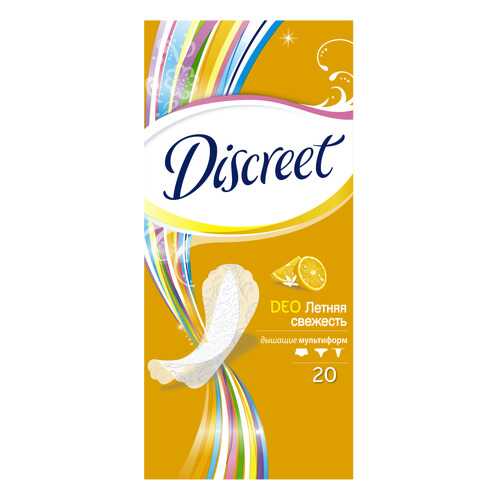Прокладки Discreet ежедневные Deo Summer Fresh Multiform Single 20шт