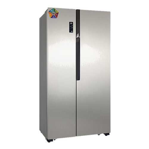 Холодильник Hiberg RFS-67D NFS Silver/Grey