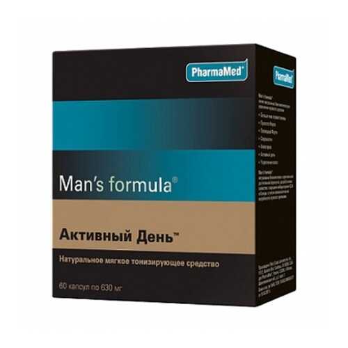 Man's formula PharmaMed активный день 30 капсул