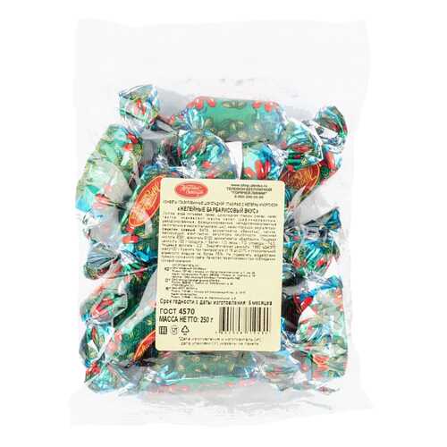 Конфеты глазированные Красный Октябрь желейные вкус барбариса 250 г