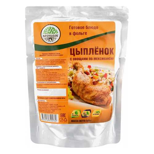Готовое блюдо Крнидов цыпленок с овощами по-мексикански 250 г
