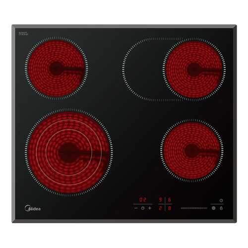 Встраиваемая варочная панель электрическая Midea MCH 64767 F Black
