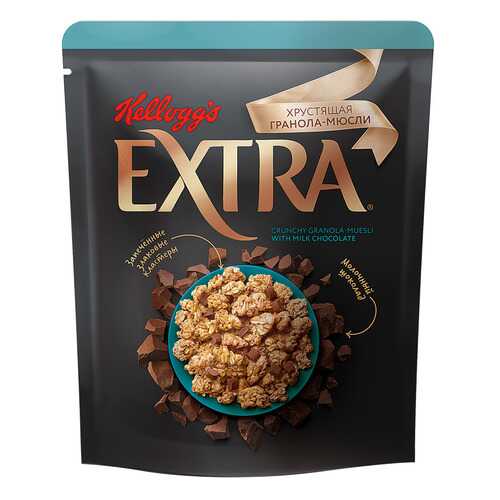 Гранола-мюсли хрустящая Kellogg's Extra с молочным шоколадом 300 г