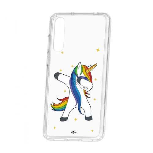 Чехол Kruche Huawei P20 Pro (Plus) Print Единорожка