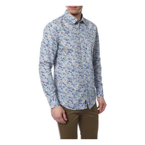 Рубашка мужская BIKKEMBERGS C1BK6010507W синяя XL