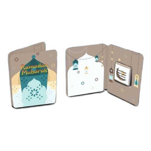 Шоколад Chokocat Ramadan Mubarak, молочный, мини-открытка, 5 гр