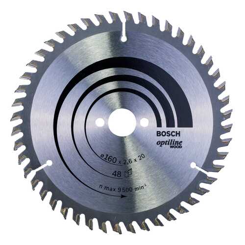 Диск по дереву Bosch STD WO 160x20-48T 2608640732