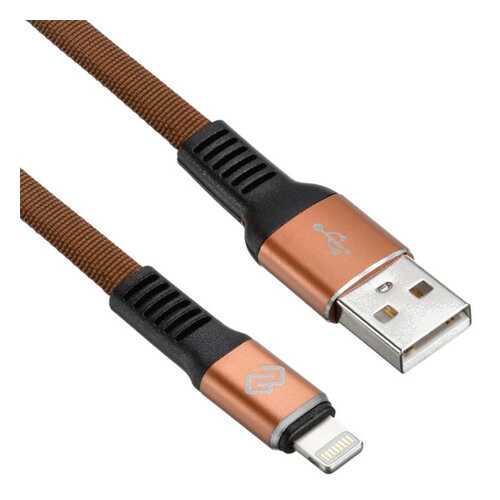 Кабель Digma USB A(m)-Lightning (m) 3м Brown