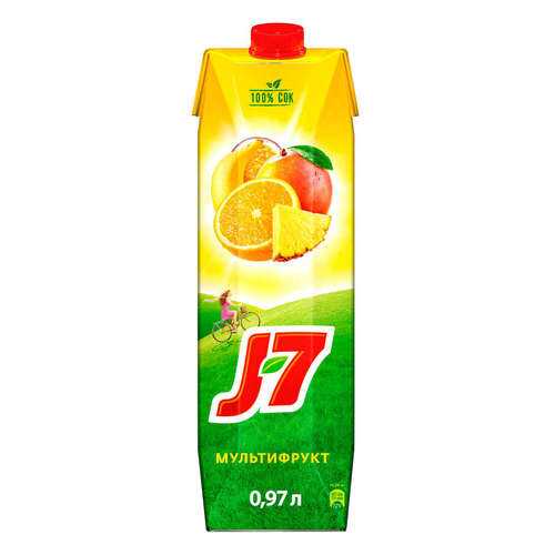 Нектар J-7 Мультифрукт с мякотью 970мл