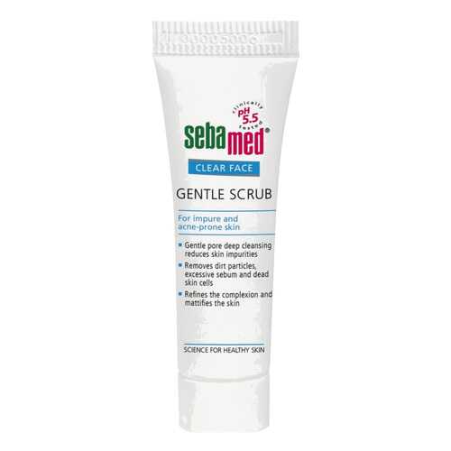 Скраб для лица мягкий Sebamed Clear Face Gentle Scrub, 150 мл