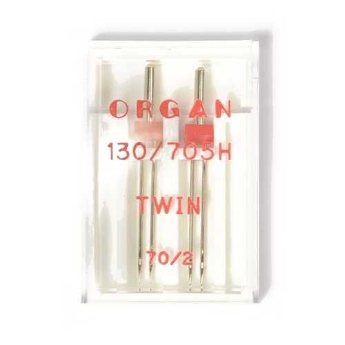 Иглы Organ двойные №100/4 для БШМ упак,1 игла