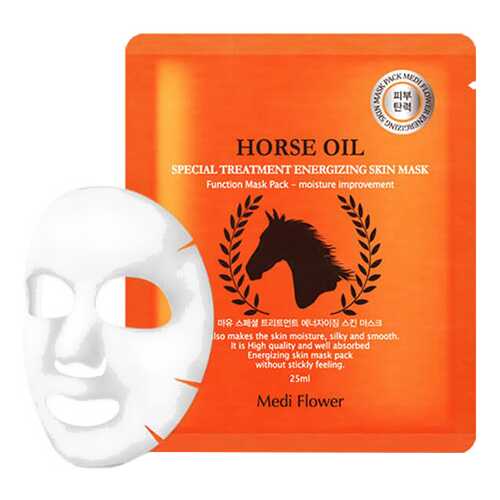 Маска для лица Medi Flower Special Treatment Energizing Skin Mask Horse Oil 25 мл