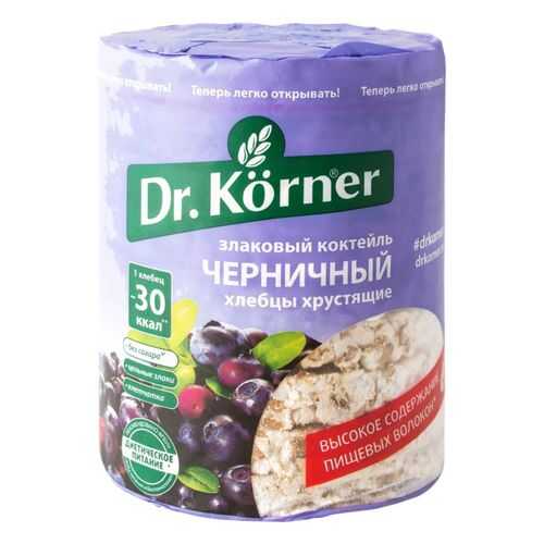 Хлебцы хрустящие Dr.Kоrner злаковый коктейль черничный 100 г