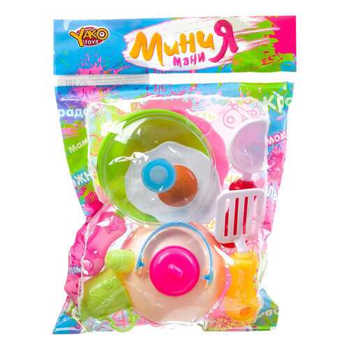 Игрушечная посуда Yako Toys 9 Предметов Серия Минимания Арт.M7629. Д93781-GW