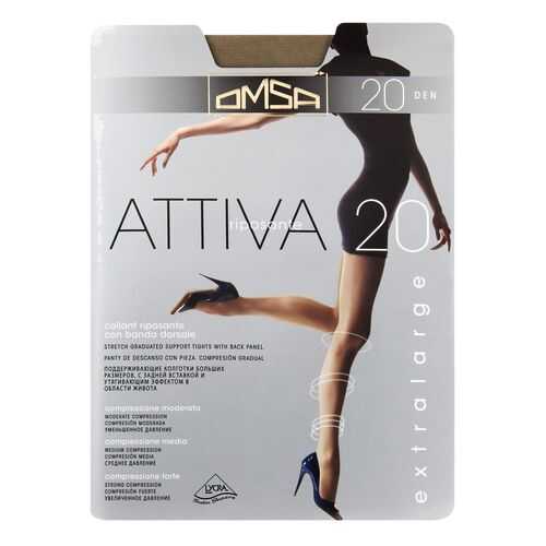 Колготки Omsa ATTIVA 20 XXL / Daino (Загар) / 6 (XXL)