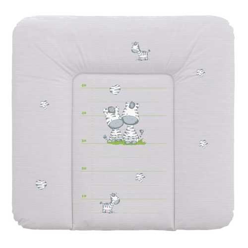 Матрас пеленальный Ceba Baby Zebra grey на комод, 70x75 см