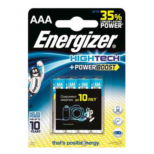 Батарейка Energizer Power Boost Tech AAA-LR03 4 шт