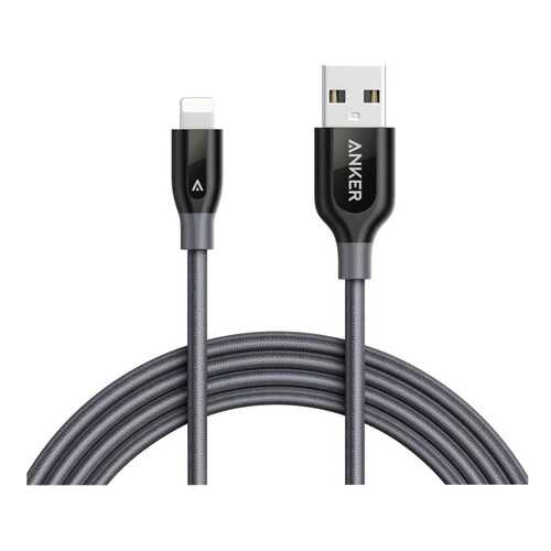 Кабель Anker Powerline Lightning 1,8м Grey (A8122HA1)