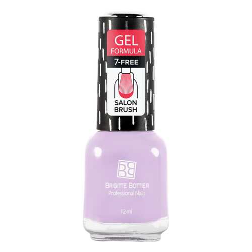 Лак с гелевым эффектом Brigitte Bottier Gel Formula тон 65 сиреневая пастель, 12 мл