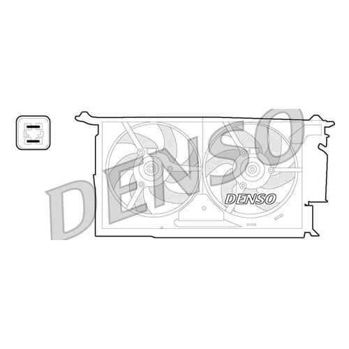 Вентилятор охлаждения двигателя DENSO DER21018