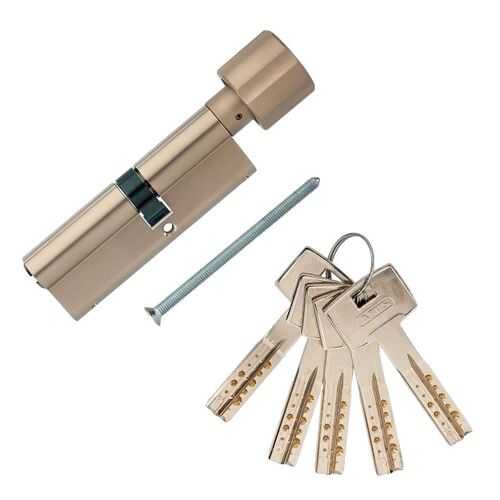Европрофильный цилиндр ABUS M12R430 ключ/вертушка 50-35 (85 мм) NI (5 key)