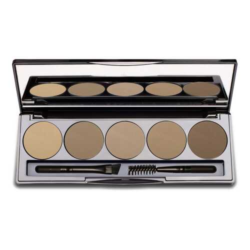 Набор теней для бровей Limoni Еyebrow Shadow в магнитном футляре, 5 оттенков