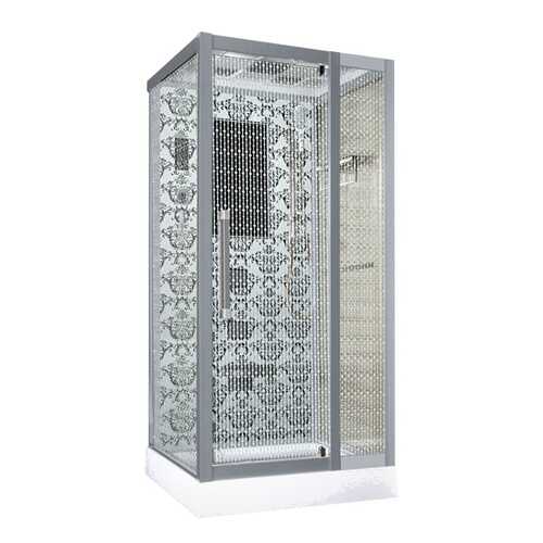 Душевая кабина Niagara Lux NG-7714W 100x90x215, белый с узором