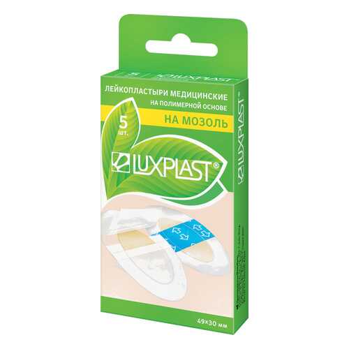 Пластырь Luxplast мозольный гидроколлоидный прозрачный 5 шт.