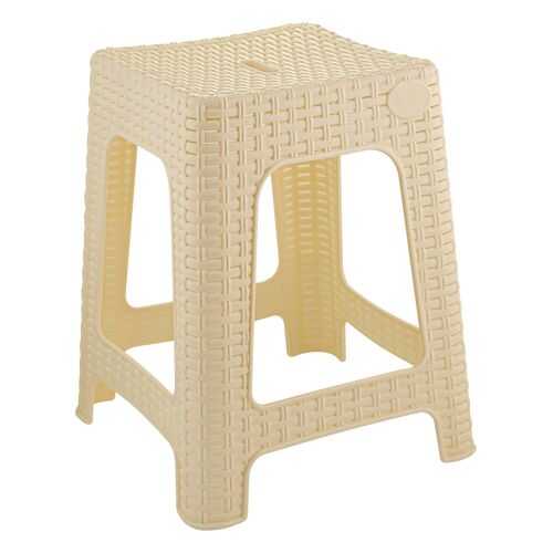 Табурет квадратный INGREEN Rattan 363х363х448 мм сливочный