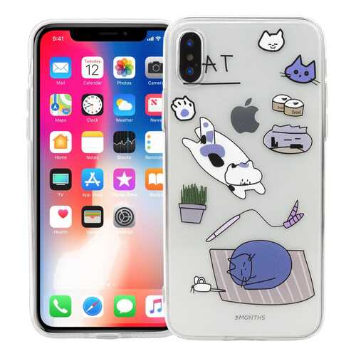 Чехол KAWAI для iPhone X/XS Cat