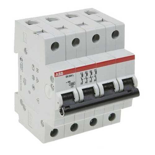 Автоматический выключатель ABB SH204L 4P 50А (C) 4,5kA
