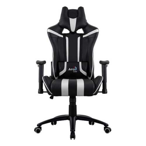 Игровое кресло AeroCool AC120 AIR, белый/черный