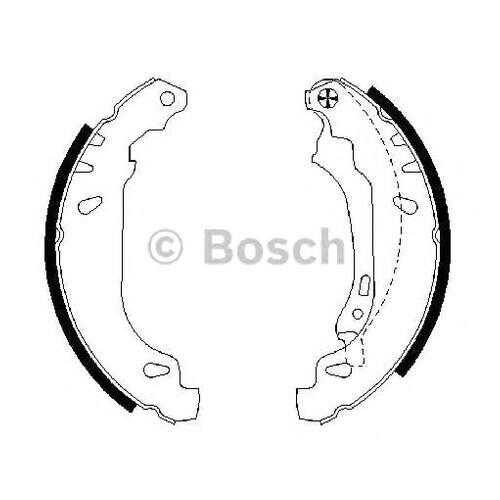 Комплект тормозных колодок Bosch 0986487556